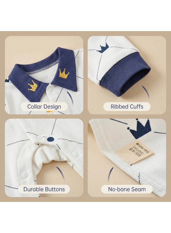 LBMT 24PCS Newborn Baby Gifts Set,Cute Newborn Gift Set,Baby Clothes Accessories Set for Baby,Premium Cotton with Cute crown pattern, Perfect Gift Box for Spring Summer Autumn Winter Four Seasons,Great gift for babies aged 0-12 months - Image 5